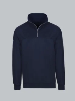 Sweatshirt mit Reißverschluss Navy
