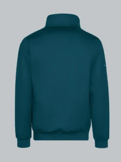 Sweatshirt mit Reißverschluss Petrol