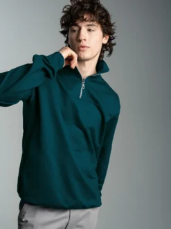 Sweatshirt mit Reißverschluss Saphir