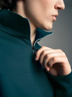 Sweatshirt mit Reißverschluss Saphir