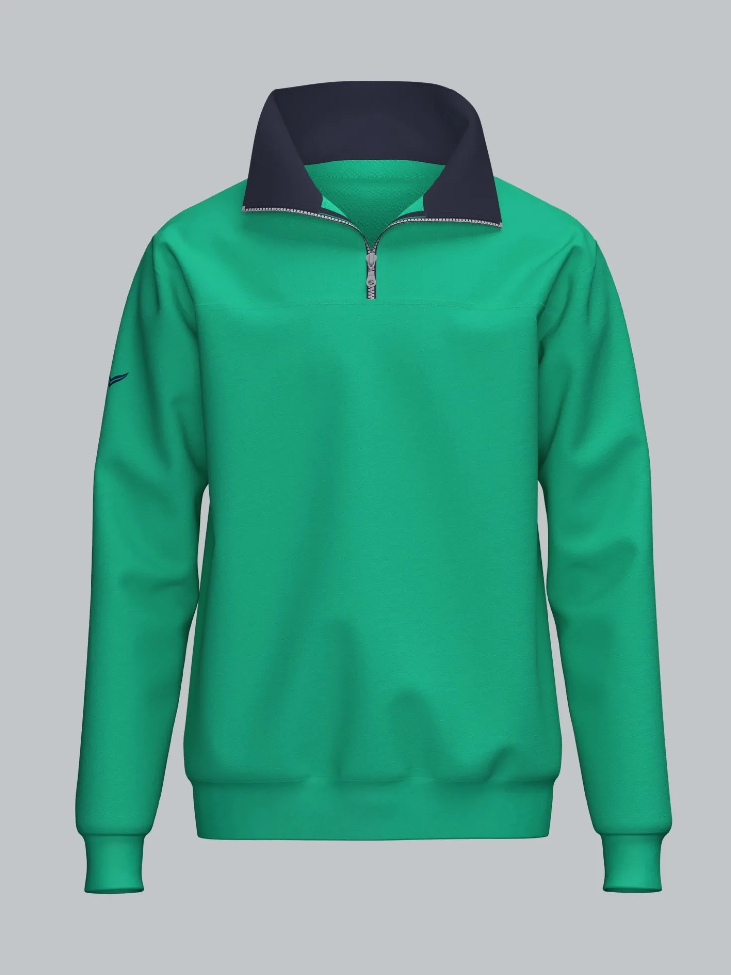 Sweatshirt mit Reißverschluss Green