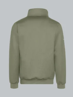 Sweatshirt mit Reißverschluss Salbei