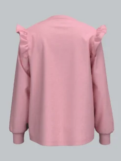 Sweatshirt mit Rüschen und Pferdemotiv Lilie