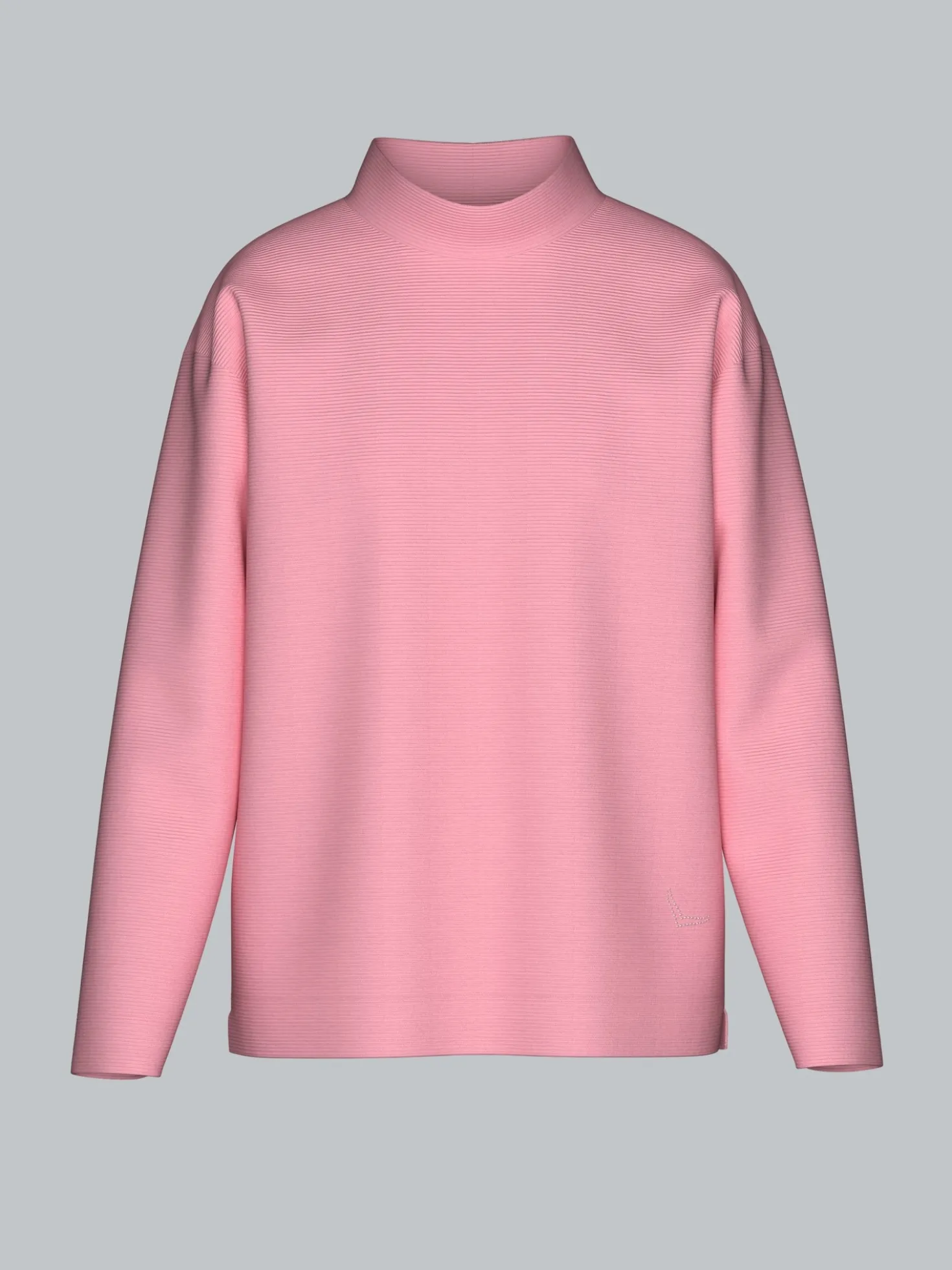 Sweatshirt mit Stehkragen Lilie