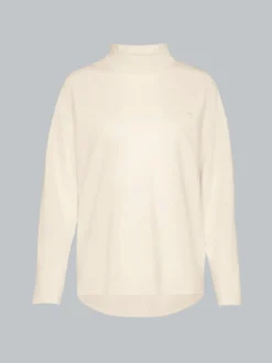 Sweatshirt mit Stehkragen Natur