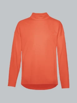 Sweatshirt mit Stehkragen Peach