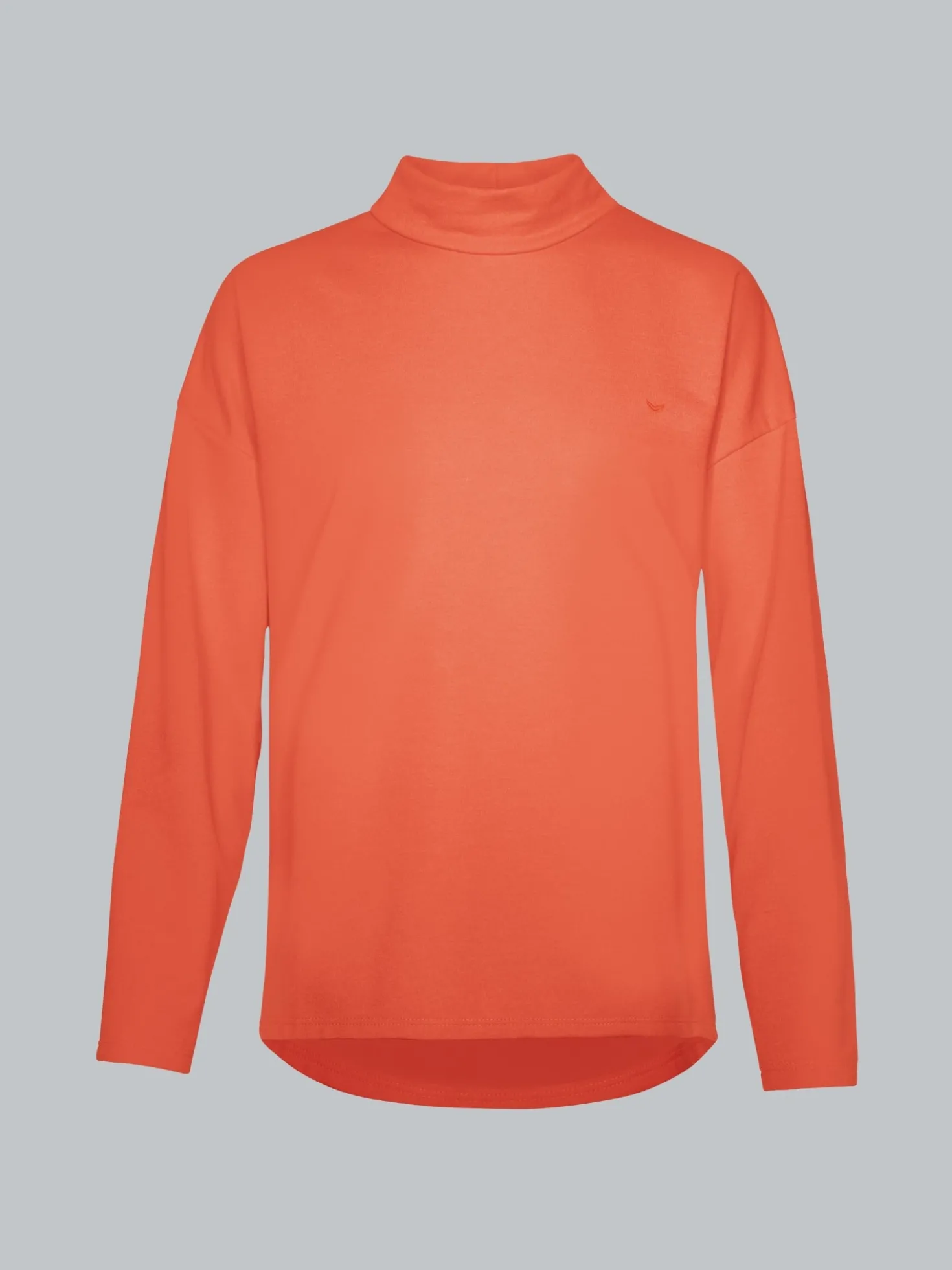 Sweatshirt mit Stehkragen Peach