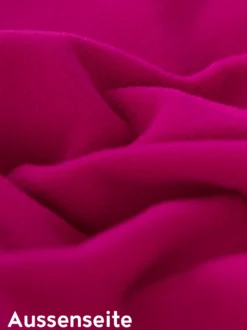 Taillierte Fleecejacke Magenta
