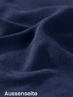 Taillierte Fleecejacke Navy