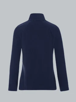 Taillierte Fleecejacke Navy
