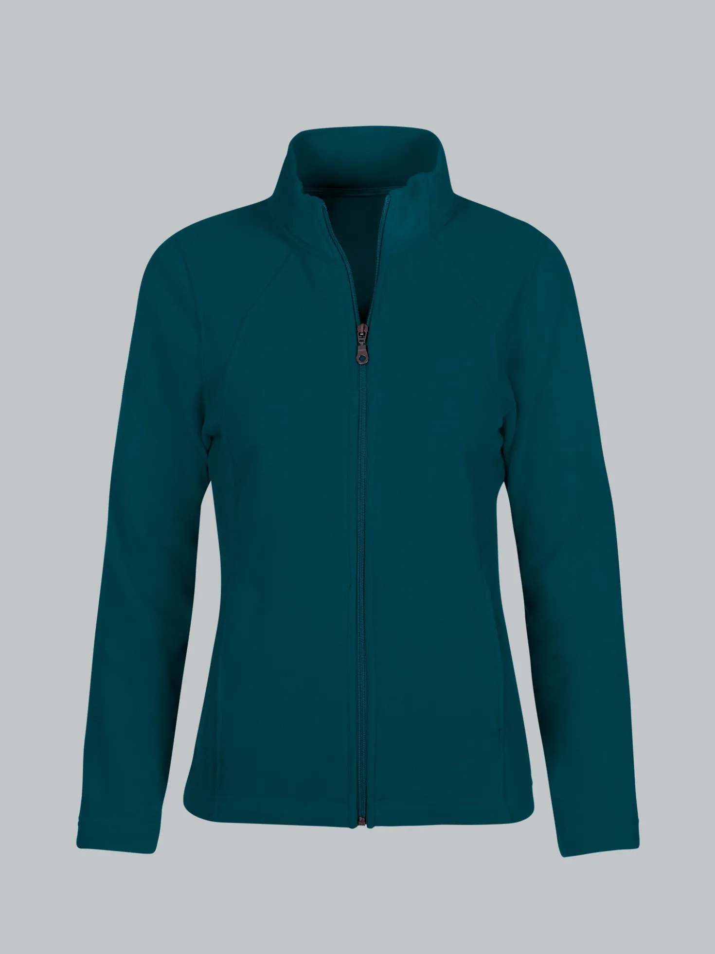 Taillierte Fleecejacke Saphir