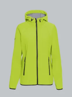 Taillierte Softshell–Kapuzenjacke Lemon