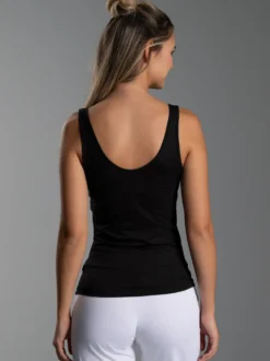 Tanktop aus Modal Schwarz