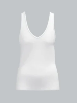 Tanktop aus Modal Weiss