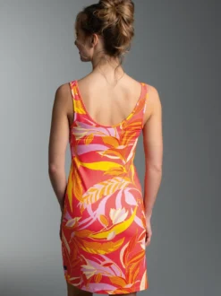 Trägerkleid mit Allover-Muster 