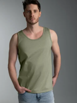 Trägershirt aus 100% Baumwolle Salbei