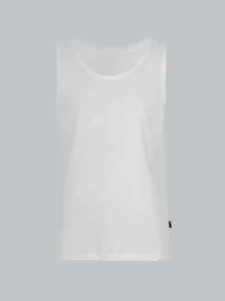 Trägershirt aus 100% Baumwolle Weiss