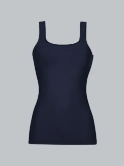 Trägershirt aus Polyamid/Elastan Navy