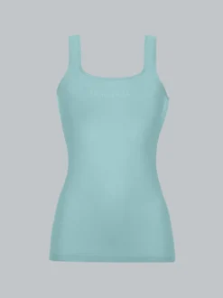 Trägershirt aus Polyamid/Elastan Gletscher
