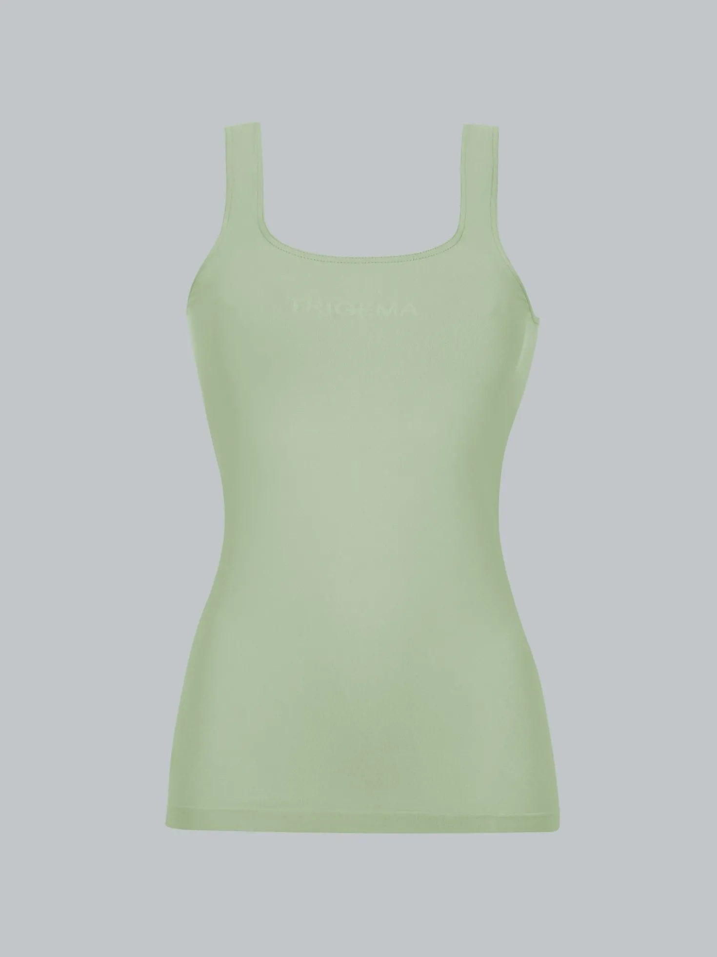 Trägershirt aus Polyamid/Elastan Green tea
