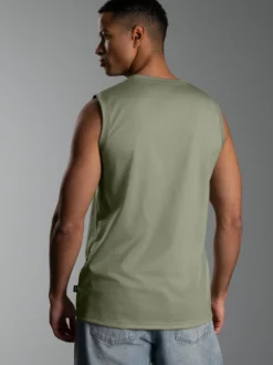 Trägershirt aus Single-Jersey Salbei