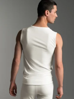 Trägershirt Merinowolle Natur