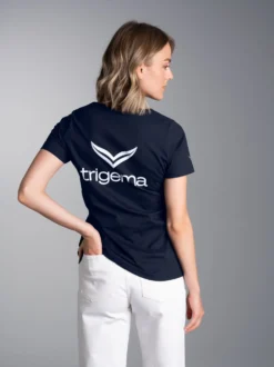 trigema Signature Damen T-Shirt Navy