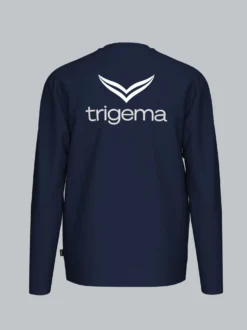 trigema Signature Langarmshirt Navy