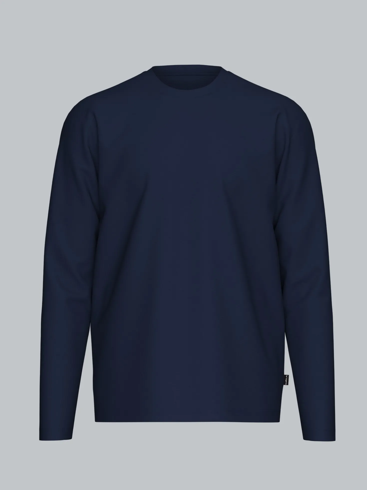 trigema Signature Langarmshirt Navy