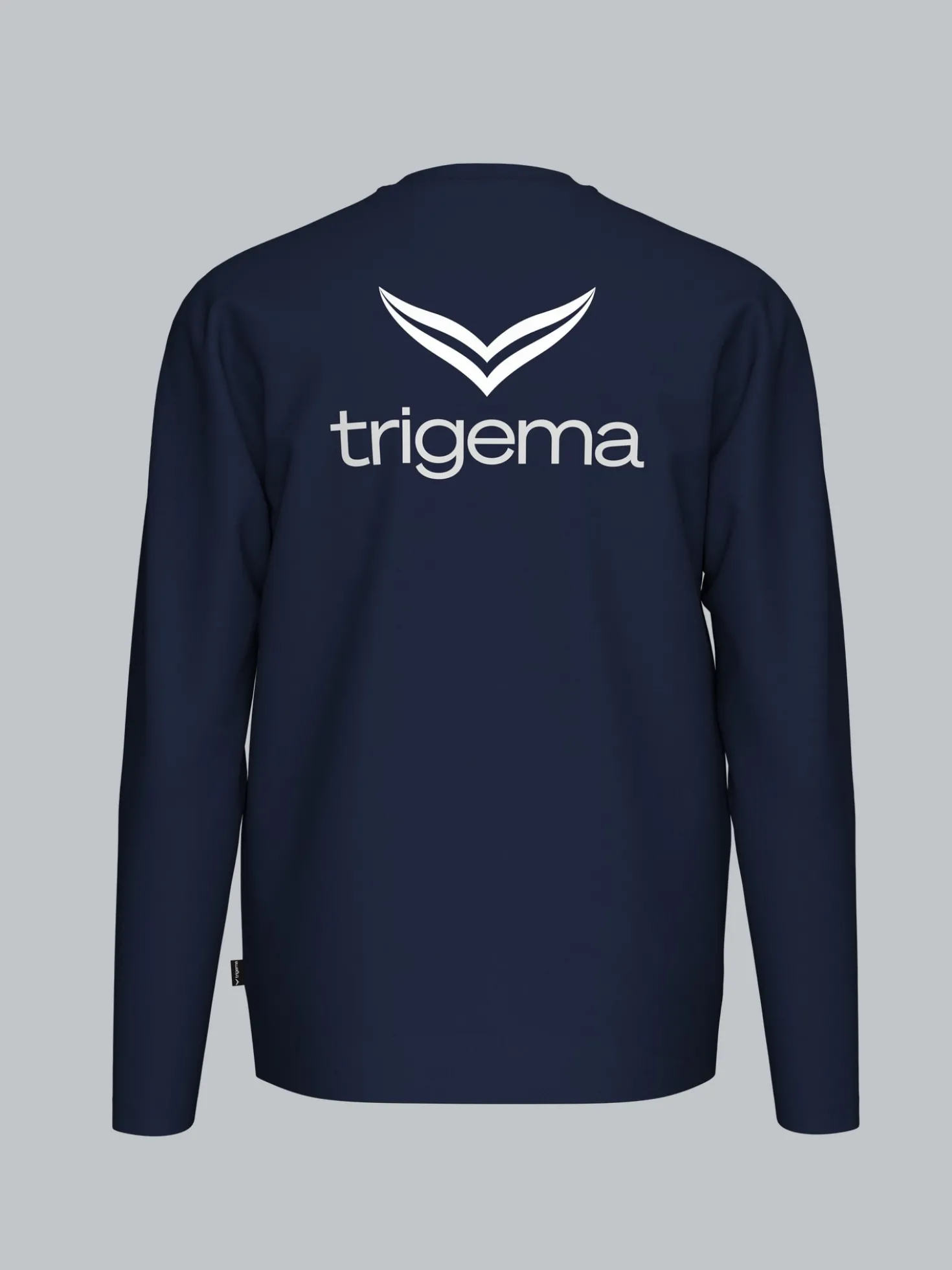 trigema Signature Langarmshirt Navy