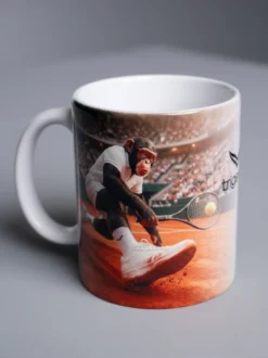 trigema Tasse Athlet Charly Weiss