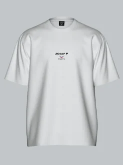 trigema x JOSEF P Heavy Oversized T-Shirt Weiss
