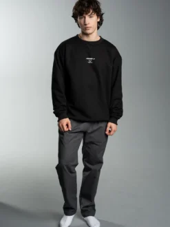 trigema x JOSEF P Sweatshirt Schwarz