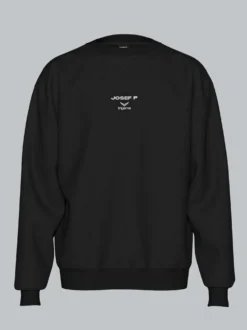trigema x JOSEF P Sweatshirt Schwarz