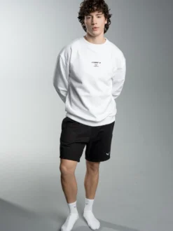 trigema x JOSEF P Sweatshirt Weiss