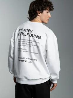 trigema x JOSEF P Sweatshirt Weiss