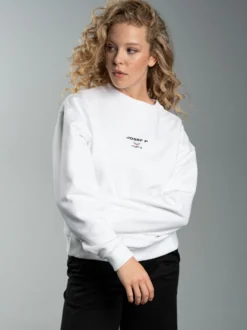 trigema x JOSEF P Sweatshirt Weiss