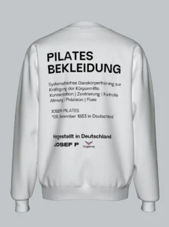 trigema x JOSEF P Sweatshirt Weiss