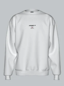 trigema x JOSEF P Sweatshirt Weiss