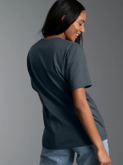 T-Shirt aus 100% Baumwolle Anthrazit
