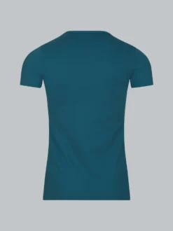 T-Shirt aus Baumwolle/Elastan Petrol