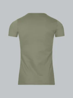 T-Shirt aus Baumwolle/Elastan Salbei