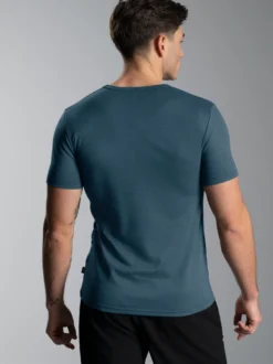 T-Shirt aus Baumwolle/Elastan Jeans-melange