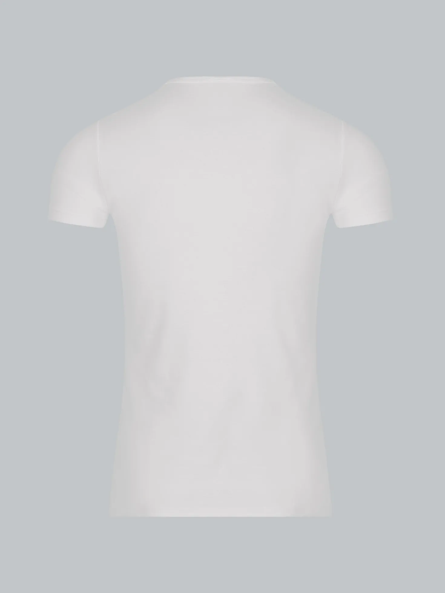 T-Shirt aus Baumwolle/Elastan Weiss