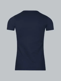 T-Shirt aus Baumwolle/Elastan Navy