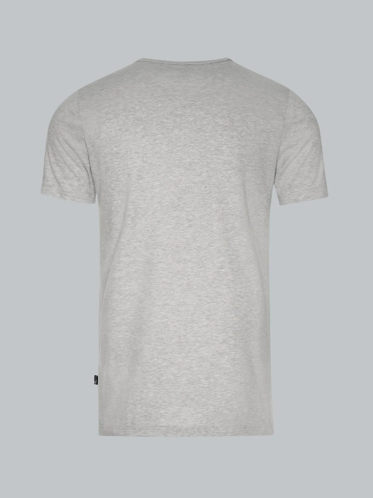 T-Shirt aus Baumwolle/Elastan Grau-melange
