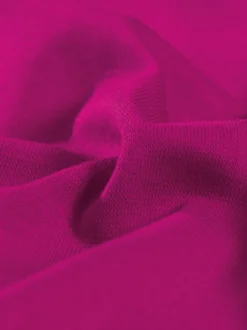 T-Shirt aus Baumwolle/Elastan Magenta