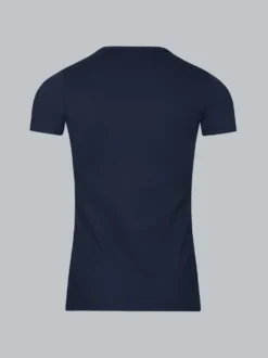 T-Shirt aus Baumwolle/Elastan Navy