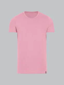 T-Shirt aus Baumwolle/Elastan Lilie