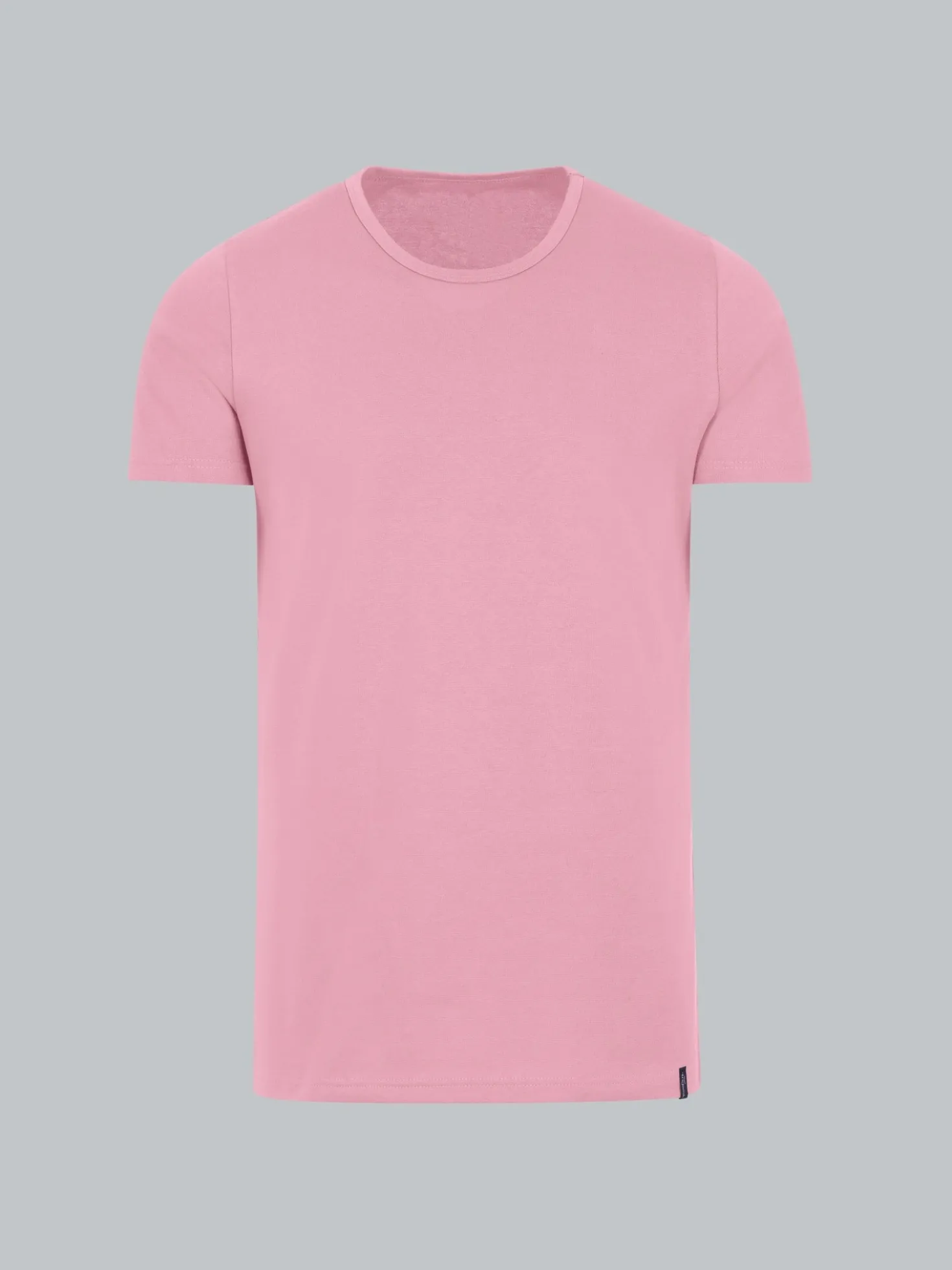 T-Shirt aus Baumwolle/Elastan Lilie